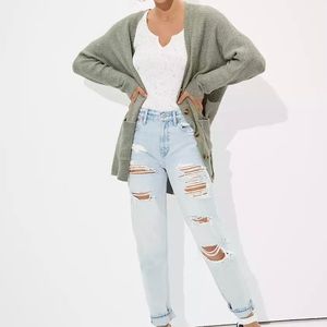 NWT American Eagle Oversized Button Up Cardigan